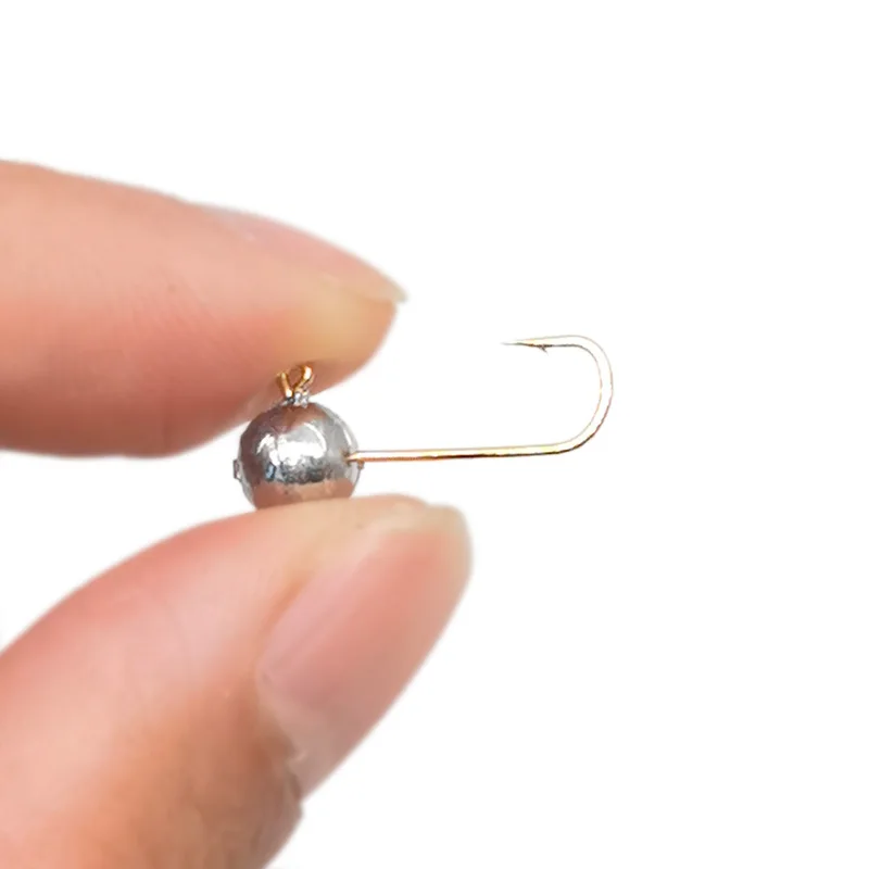 OUTKIT 10pcs Mini Jig Head Hoo - Fishing Hook Barbless のレビューと価格