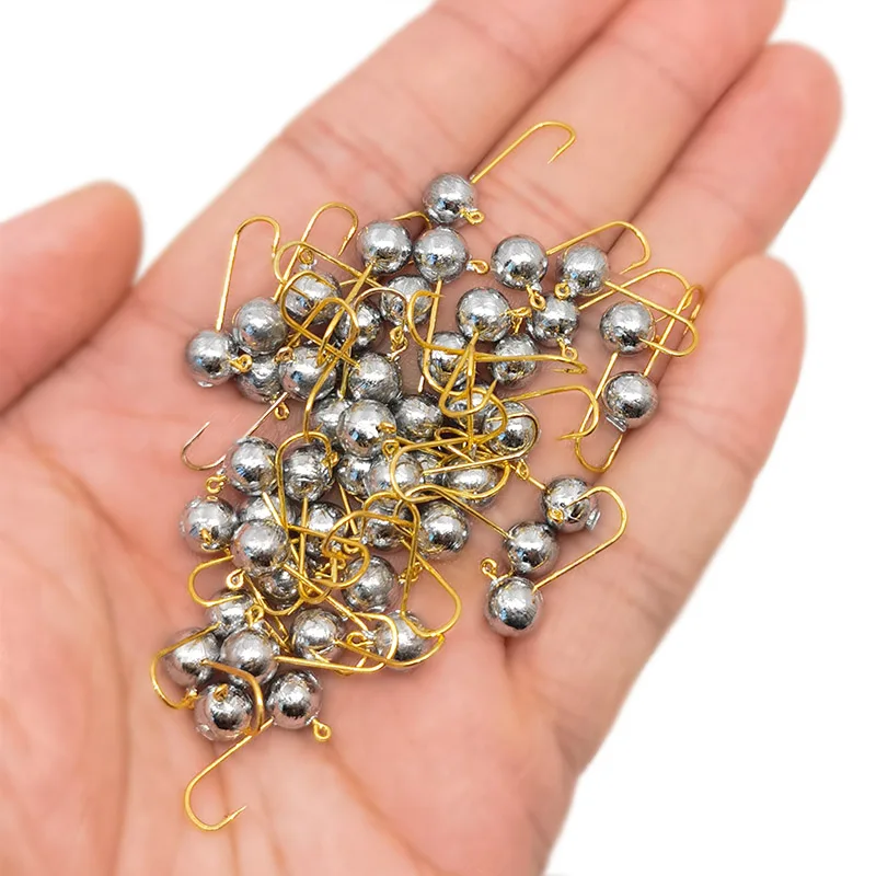 OUTKIT 10pcs Mini Jig Head Hoo - Fishing Hook Barbless のレビューと価格