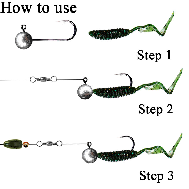 10pcs/lot Jig Head Fishing Hoo - Fishing Hook Barbless のレビューと価格