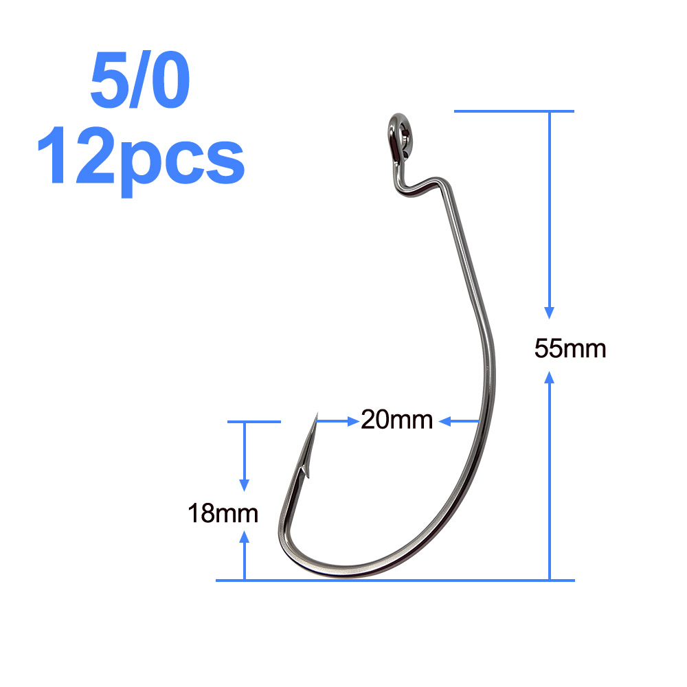 ESFISHING Offset Hook Carbon S - Fishing Hook Offset のレビューと価格