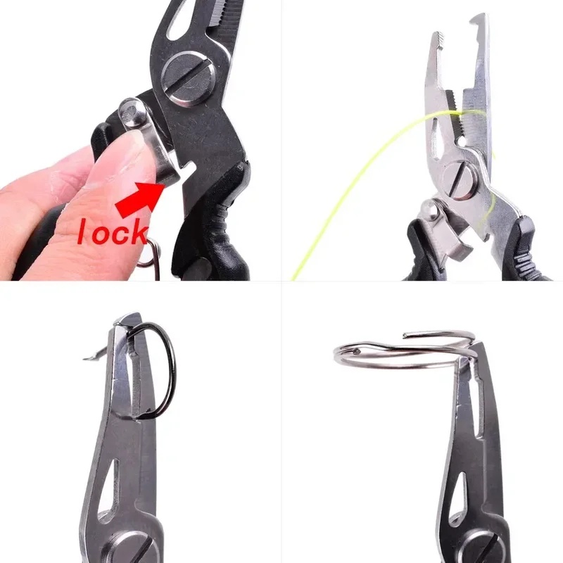 Fishing Plier Scissor Braid Li - Fishing Hook Stainless Steel のレビューと価格
