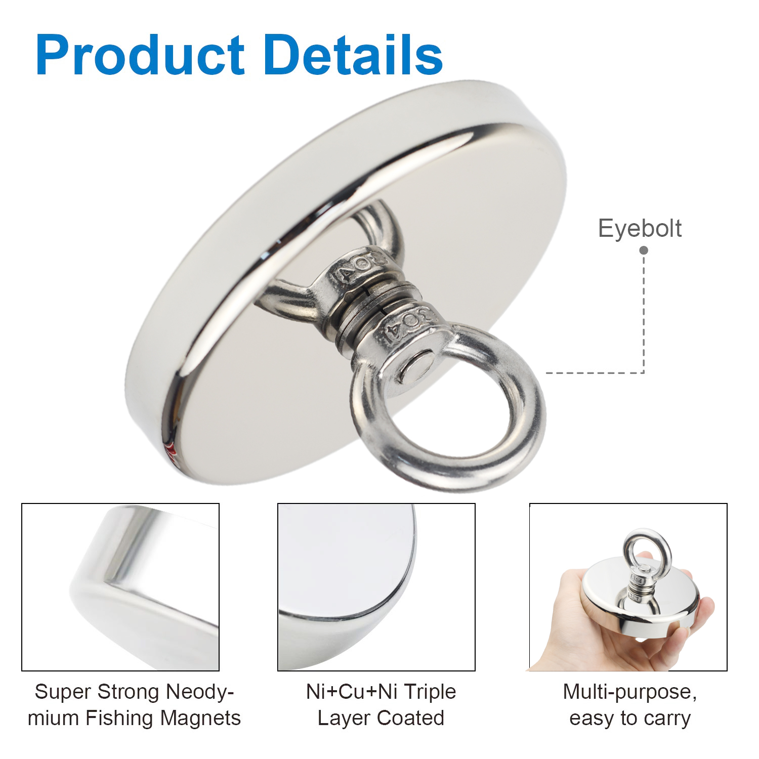 D90 Pull Max 350kg Super Stron - Fishing Hook Stainless Steel のレビューと価格