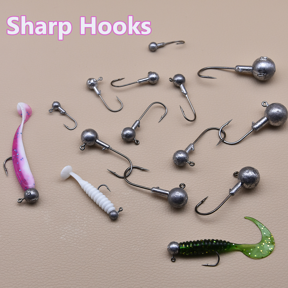 MrLurion 50pcs 1g-28g jig head - Fishing Hook Weedless のレビューと価格