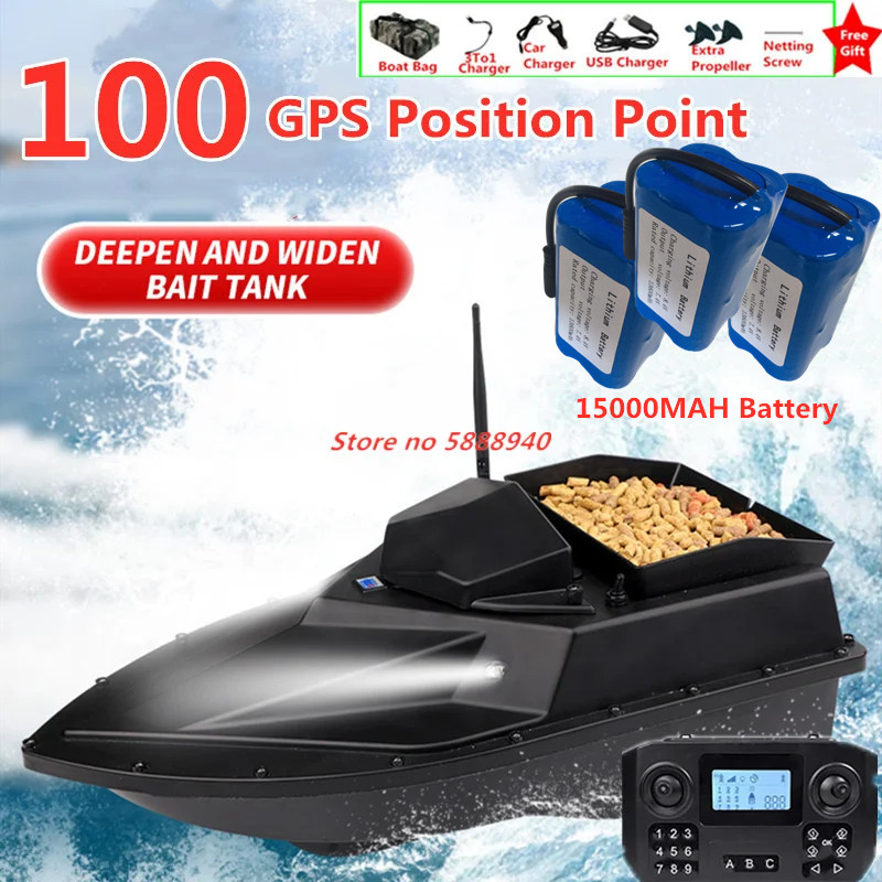 Update 100GPS Position RC Fish - Fishing Hook Size のレビューと価格