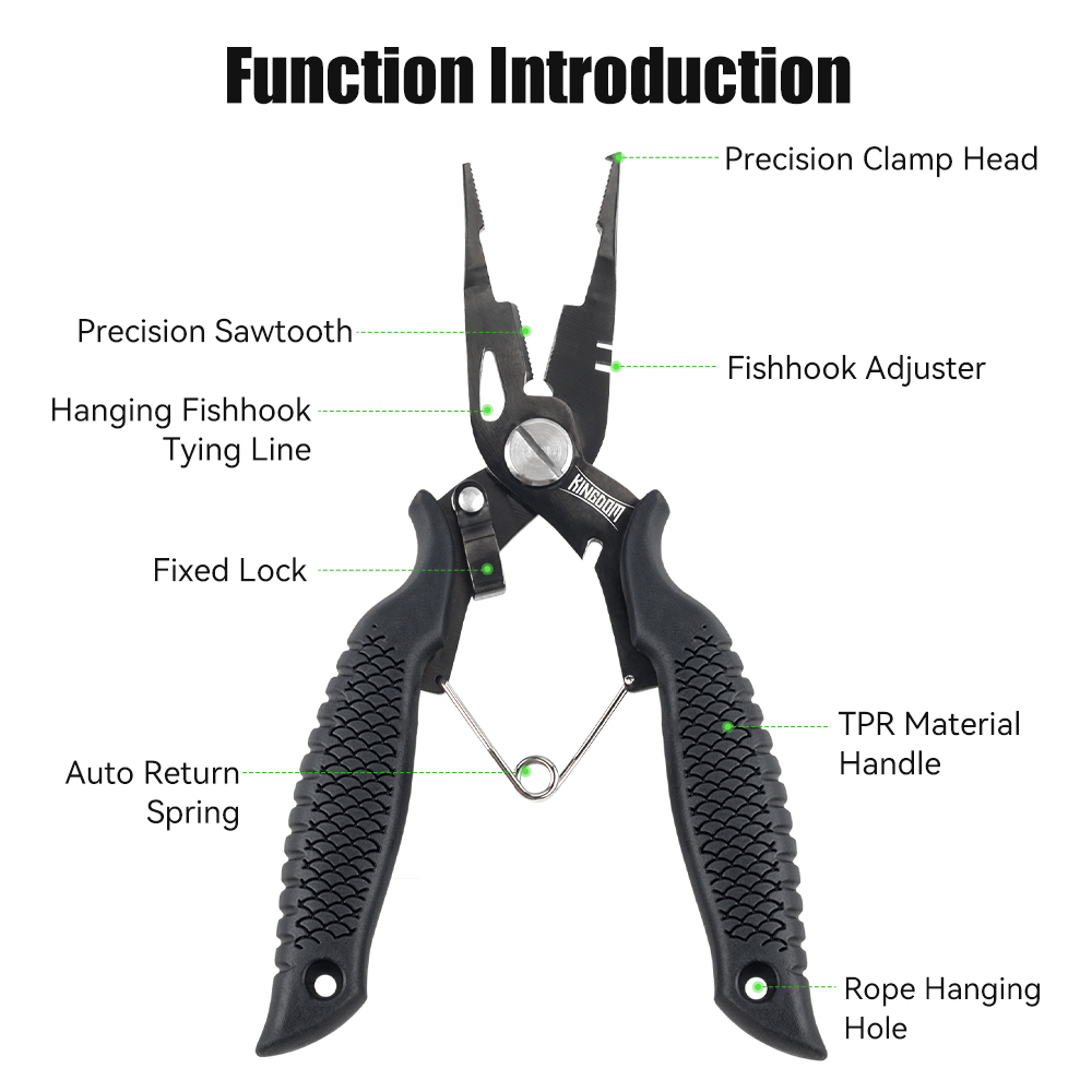 Kingdom Fishing Pliers Multifu - Fishing Hook Stainless Steel のレビューと価格