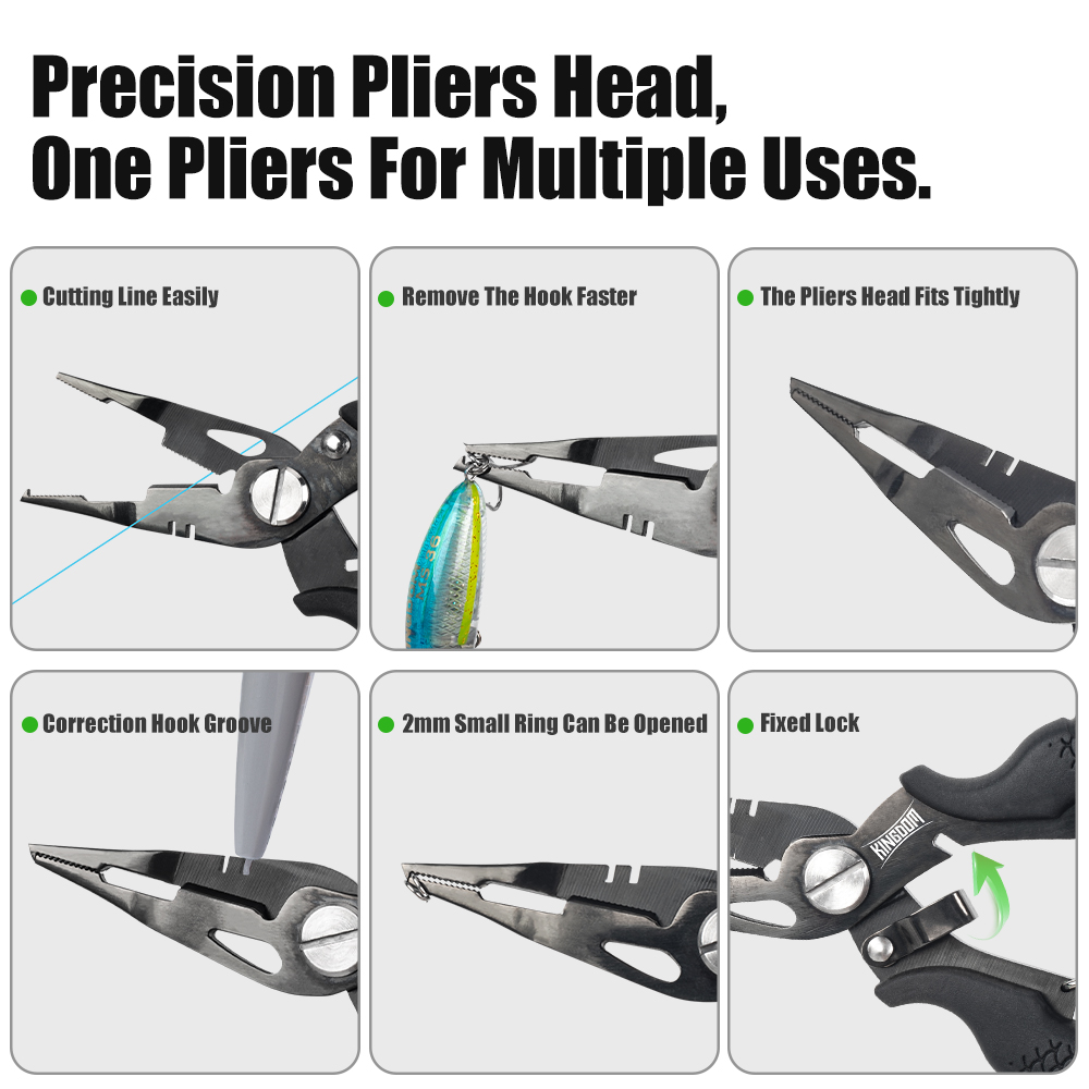 Kingdom Fishing Pliers Multifu - Fishing Hook Stainless Steel のレビューと価格