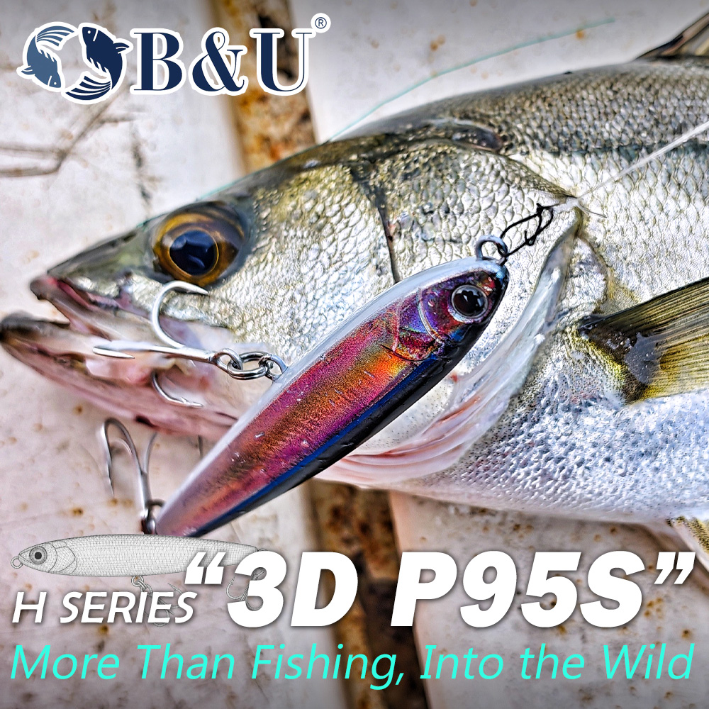 B&U Sinking Pencil Fishing Lur - Fishing Hook Treble のレビューと価格