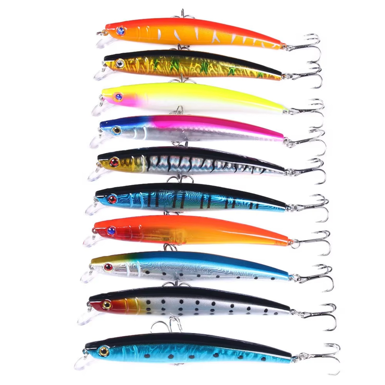 Minnow Fishing Lure 110mm 13g  - Fishing Hook Treble のレビューと価格