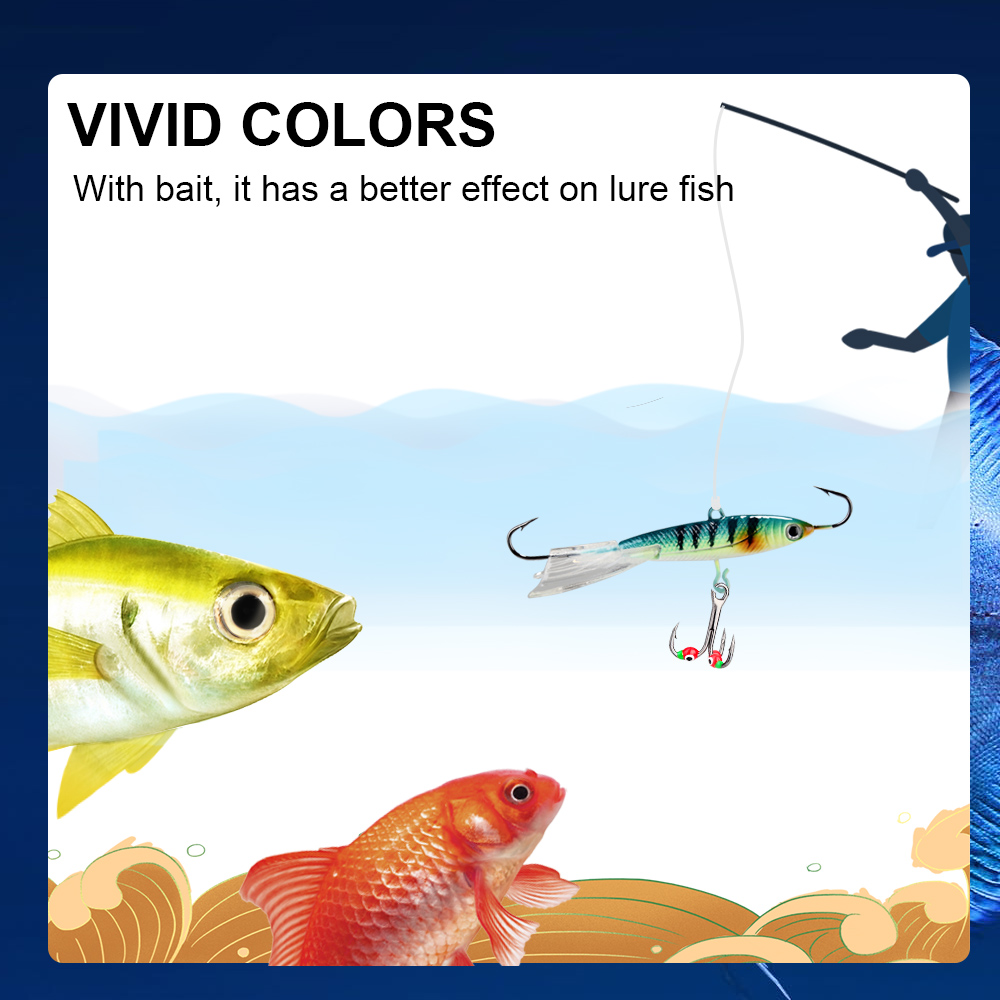 FISH KING 0.4/0.6/0.8g Ice Fis - Fishing Hook Stainless Steel のレビューと価格