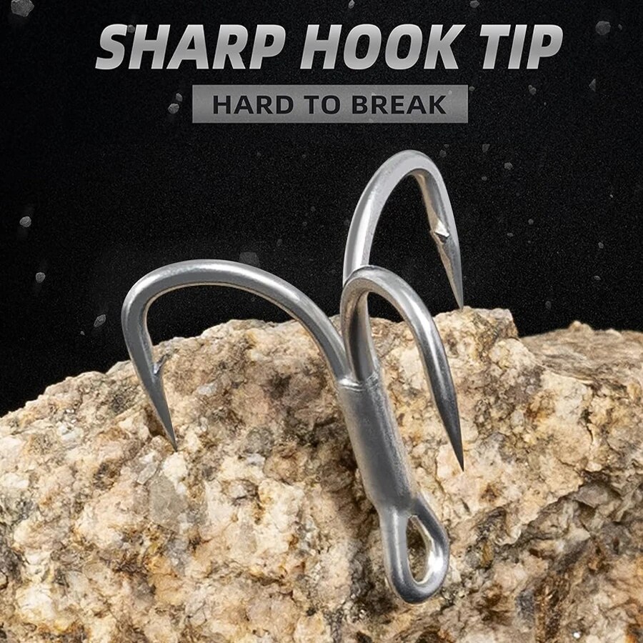 Fishing Treble Hooks High Carb - Fishing Hook Barbless のレビューと価格