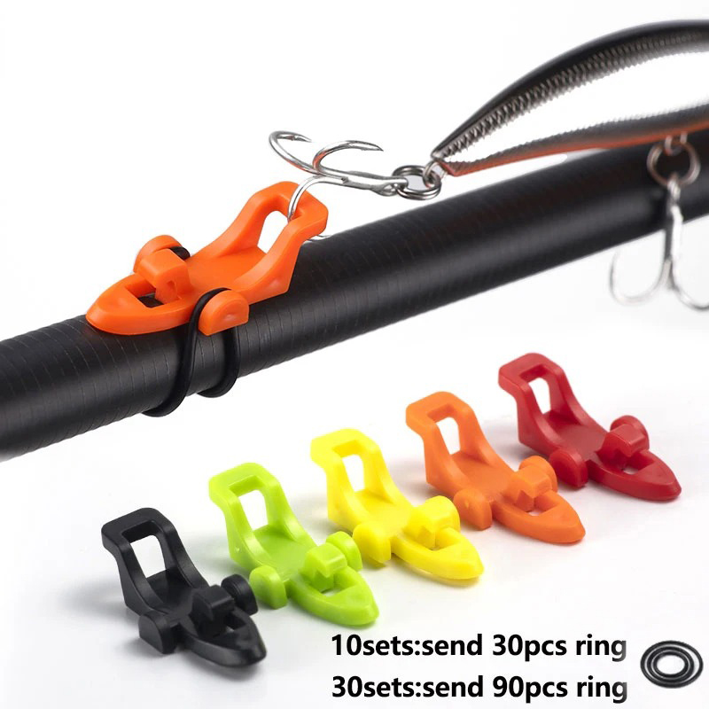 1-10pcs Fishing Rod Pole Hook  - Fishing Hook Jig のレビューと価格
