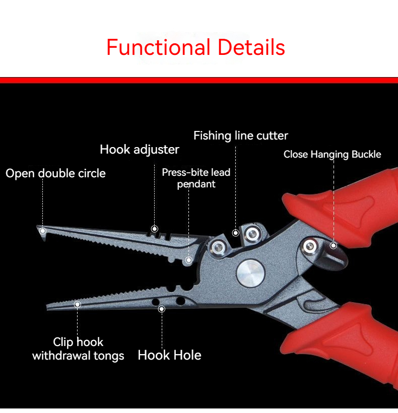 High-Precision Luya Pliers Mul - Fishing Hook Sharpener のレビューと価格
