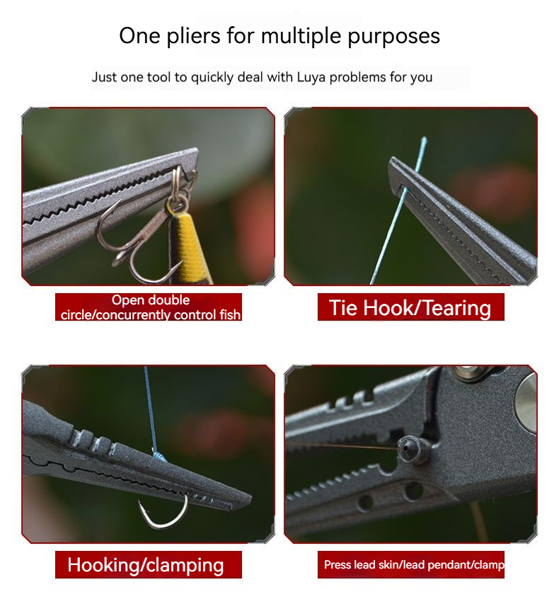 High-Precision Luya Pliers Mul - Fishing Hook Sharpener のレビューと価格