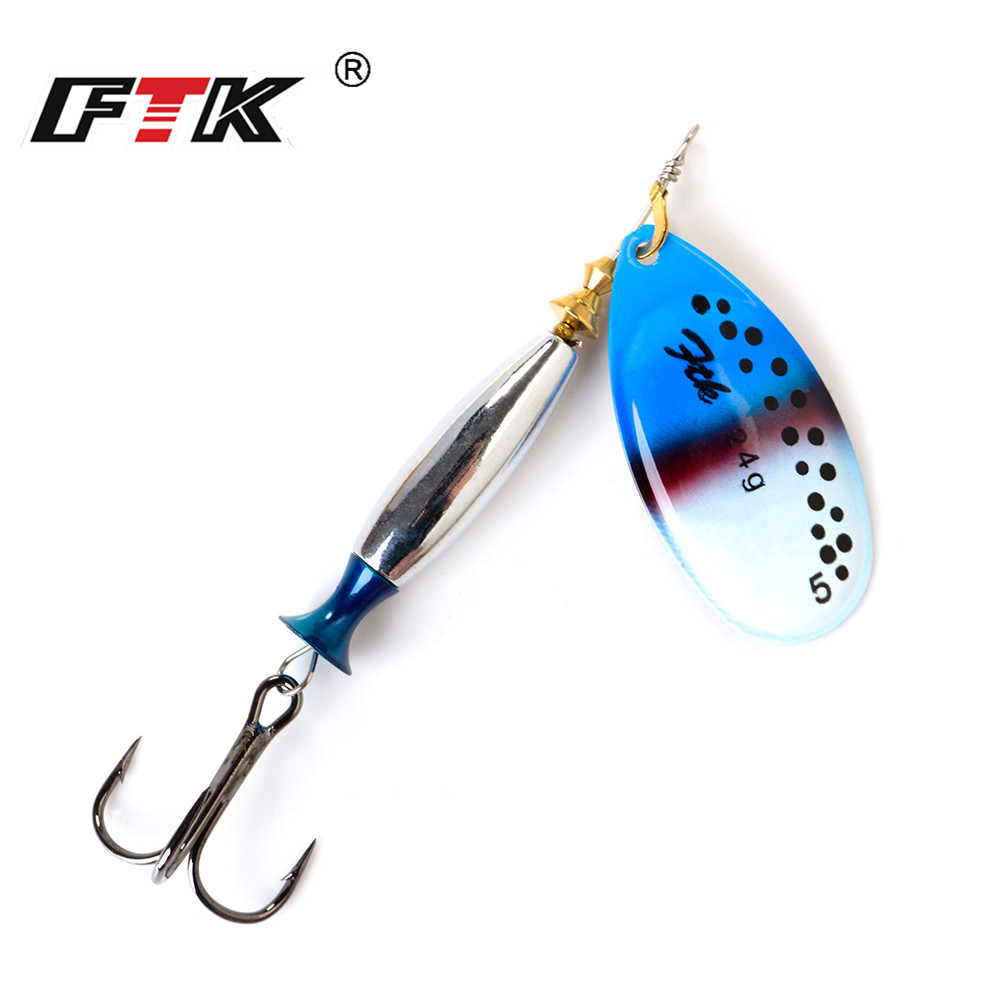 FTK 18g 24g Spinner Bait Hard  - Fishing Hook Treble のレビューと価格