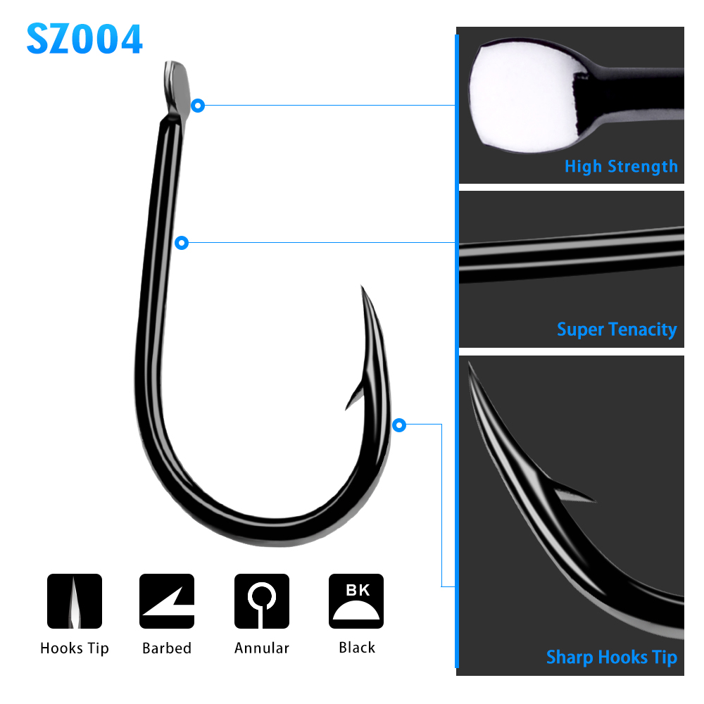PROBEROS Fishhook 200pcs 1-15# - Fishing Hook Barbless のレビューと価格