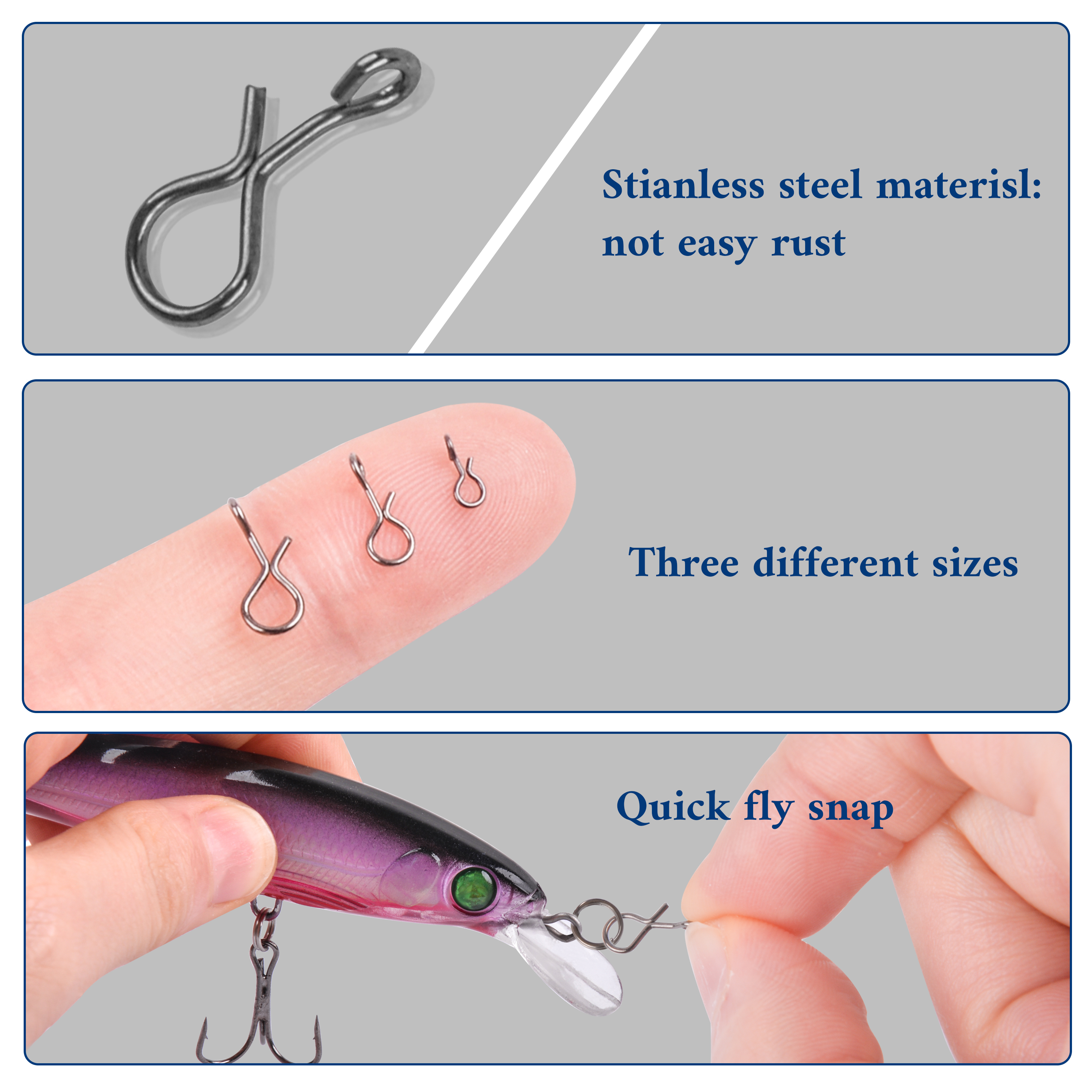 300pcs/box Saltwater Quick Cha - Fishing Hook Box のレビューと価格