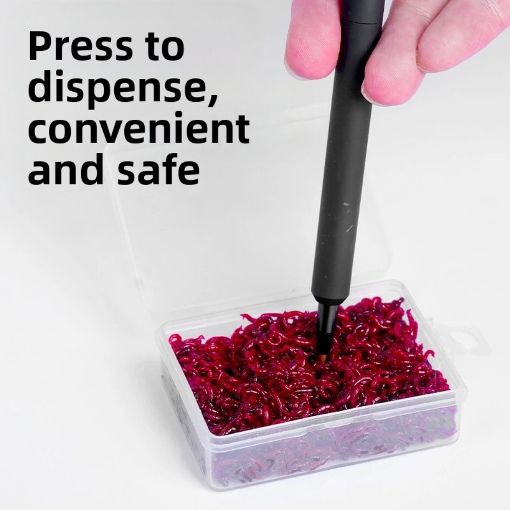 Red worm baiting device for fi - Fishing Hook Size のレビューと価格