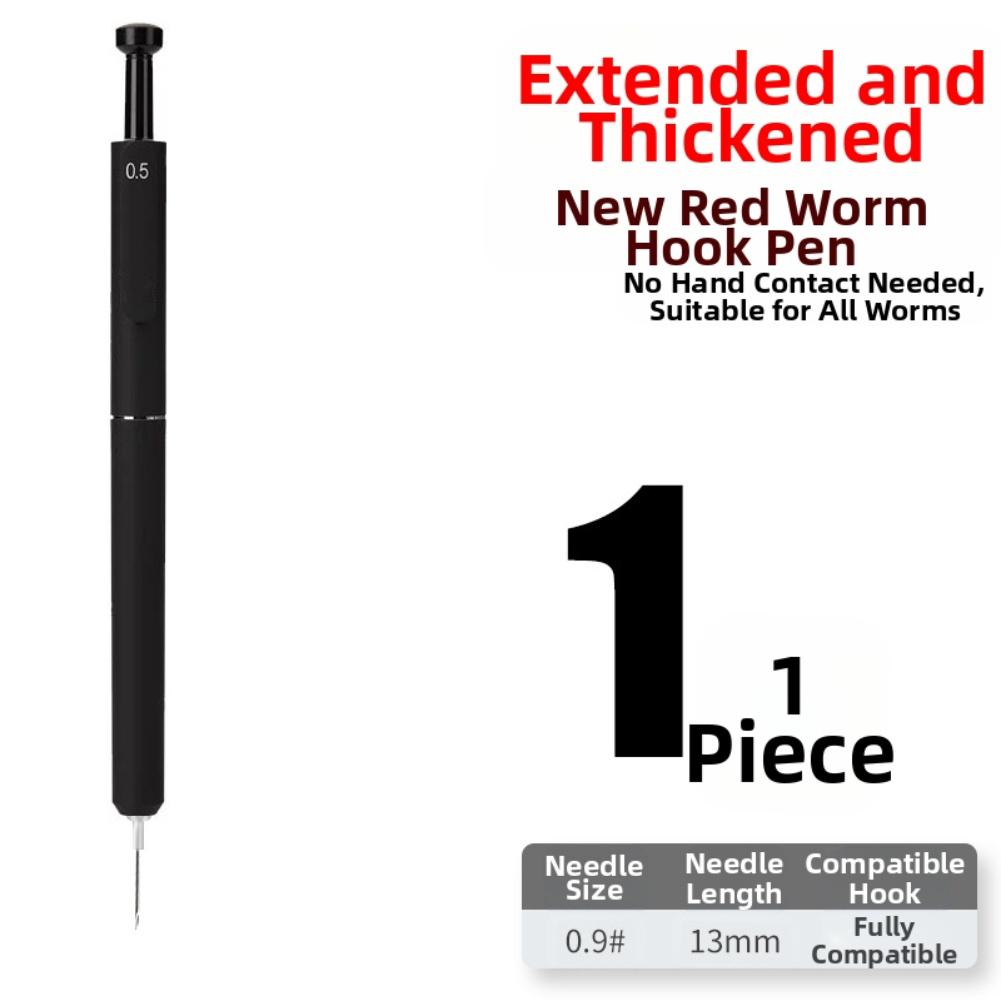 Red worm baiting device for fi - Fishing Hook Size のレビューと価格