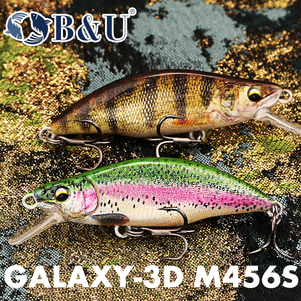 B&U Trout Pattern Hard Bait Si - Fishing Hook Treble のレビューと価格