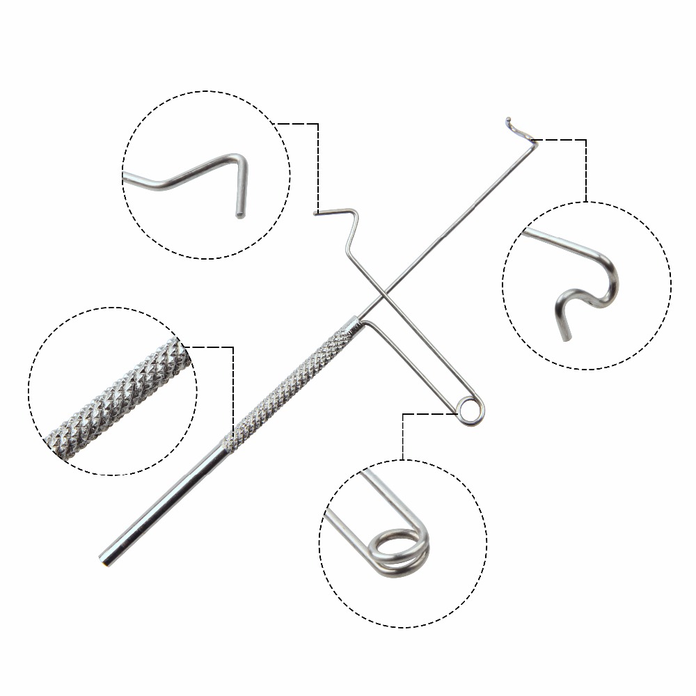 Fly Fishing Knot Tying Tool Ty - Fishing Hook Stainless Steel のレビューと価格