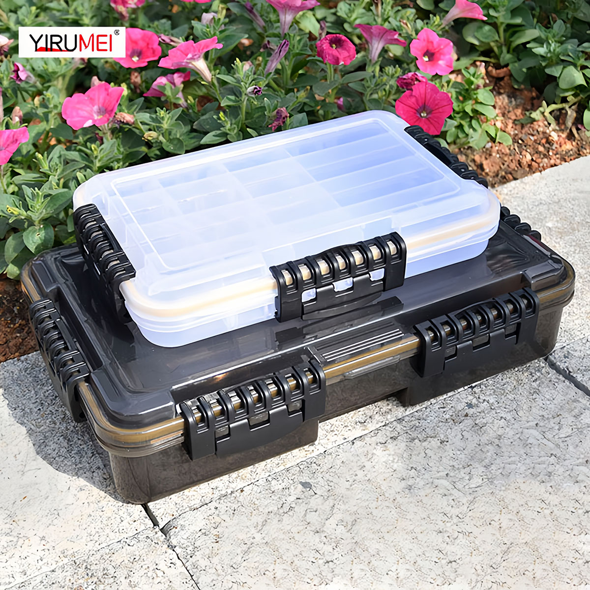 Waterproof Fishing Tackle Box  - Fishing Hook Size のレビューと価格