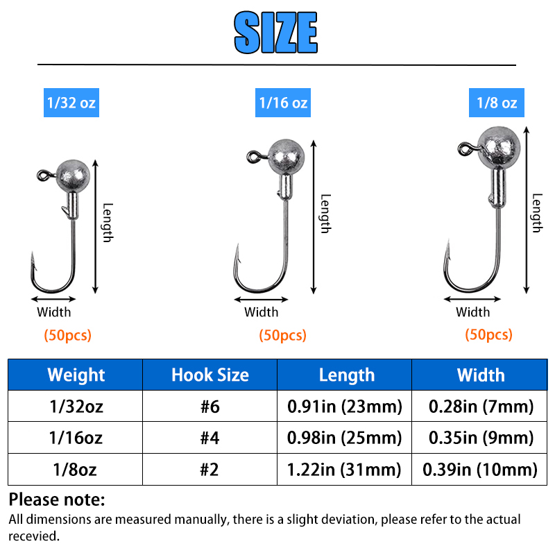 100PCS Fishing Hooks Lead Jig  - Fishing Hook Offset のレビューと価格