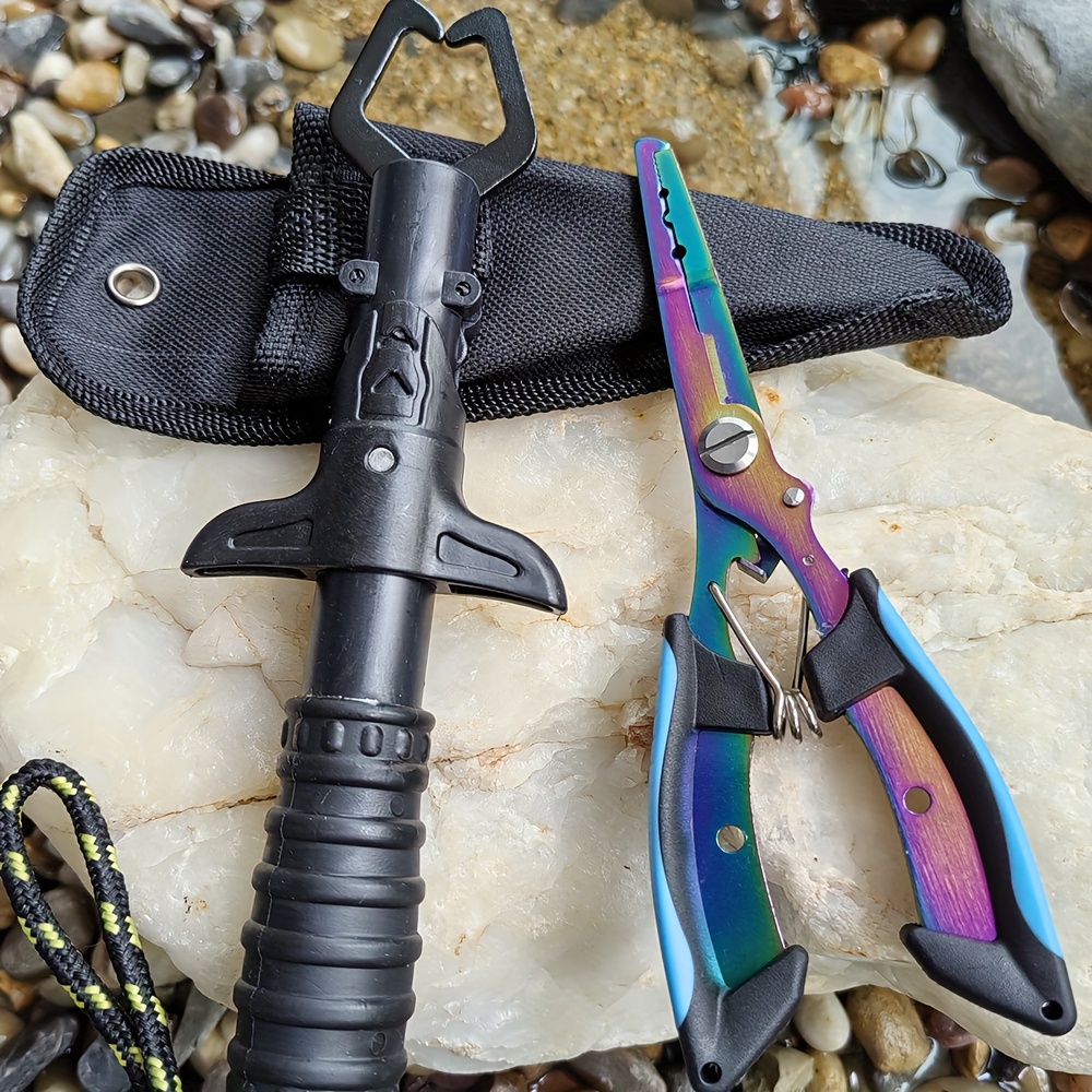 Fishing Pliers and Gripper Set - Fishing Hook Sharpener のレビューと価格