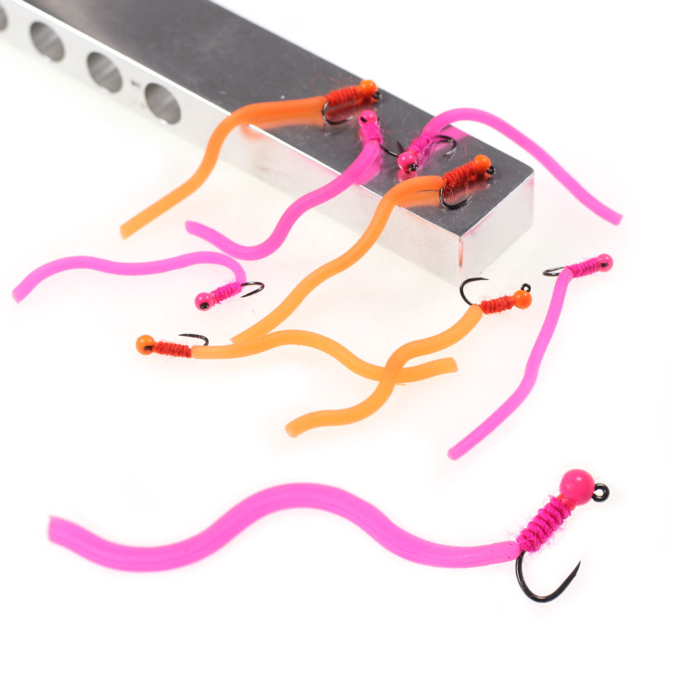 4pcs #14 Tungsten Bead Head Sq - Fishing Hook Barbless のレビューと価格