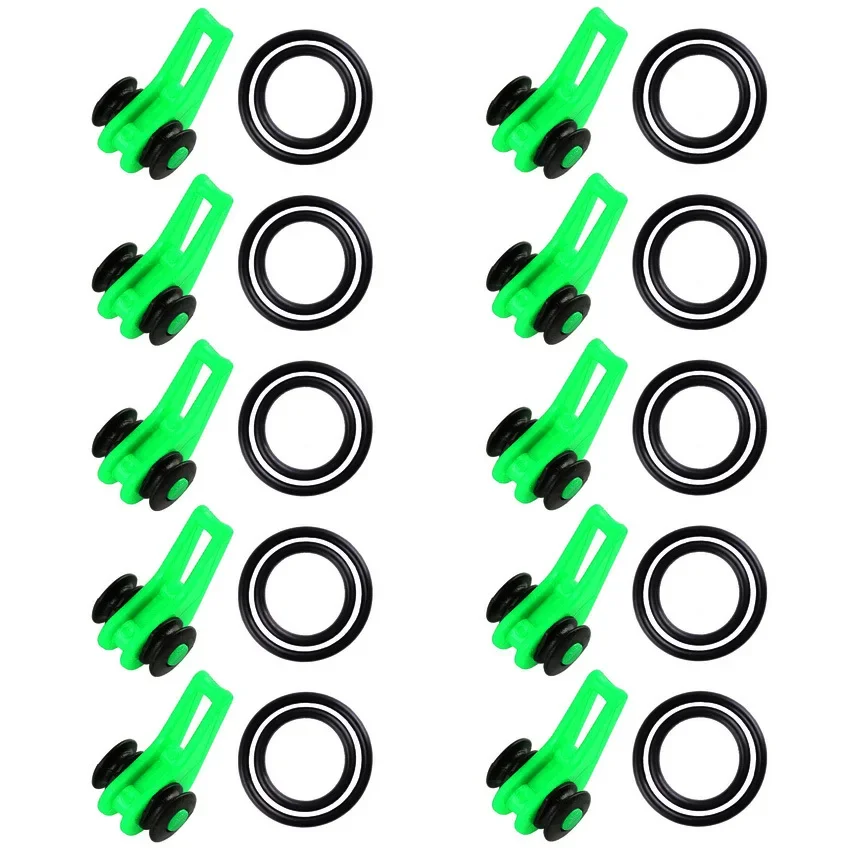 10pcs/lot Fishing Rod Pole Hoo - Fishing Hook Jig のレビューと価格
