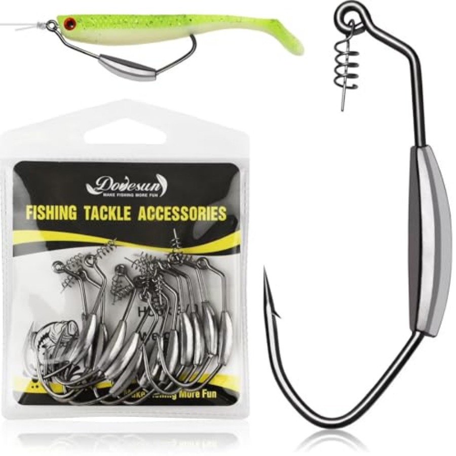 12PCS/44PCS Weighted Swimbait  - Fishing Hook Weedless のレビューと価格