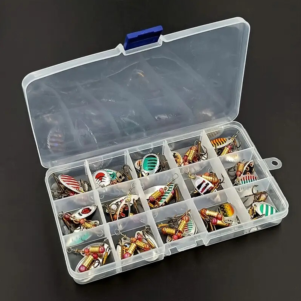30pcs Metal Spoon Spinner Fish - Fishing Hook Treble のレビューと価格