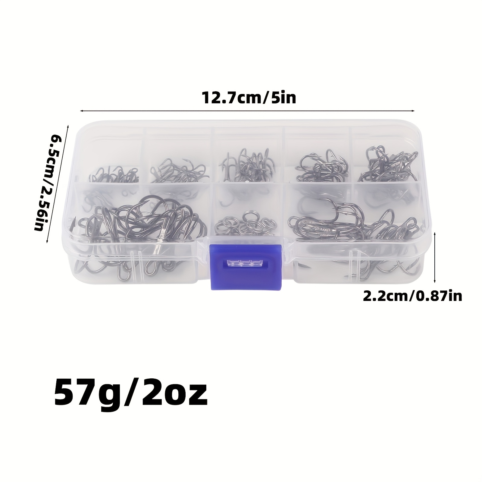 90pcs/set The lure triple-hook - Fishing Hook Assortment のレビューと価格
