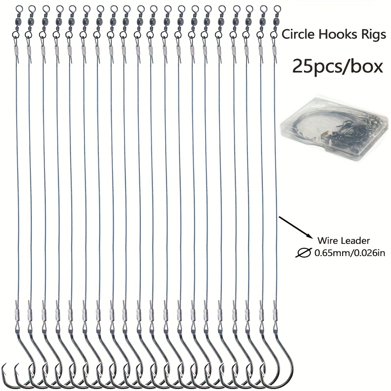 25pcs Heavy Duty Circle Hooks  - Fishing Hook Circle のレビューと価格